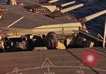 Image of bombardment of island Iwo Jima, 1945, second 42 stock footage video 65675029811