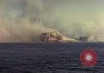 Image of bombardment of island Iwo Jima, 1945, second 46 stock footage video 65675029811