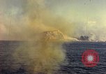 Image of bombardment of island Iwo Jima, 1945, second 50 stock footage video 65675029811