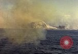 Image of bombardment of island Iwo Jima, 1945, second 52 stock footage video 65675029811