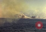 Image of bombardment of island Iwo Jima, 1945, second 54 stock footage video 65675029811