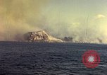 Image of bombardment of island Iwo Jima, 1945, second 56 stock footage video 65675029811