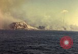 Image of bombardment of island Iwo Jima, 1945, second 58 stock footage video 65675029811