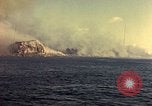 Image of bombardment of island Iwo Jima, 1945, second 59 stock footage video 65675029811