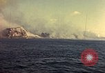Image of bombardment of island Iwo Jima, 1945, second 60 stock footage video 65675029811