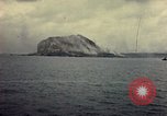 Image of bombardment of Mount Suribachi Iwo Jima, 1945, second 18 stock footage video 65675029812
