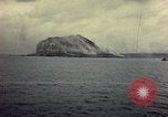 Image of bombardment of Mount Suribachi Iwo Jima, 1945, second 19 stock footage video 65675029812