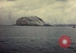 Image of bombardment of Mount Suribachi Iwo Jima, 1945, second 20 stock footage video 65675029812