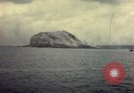 Image of bombardment of Mount Suribachi Iwo Jima, 1945, second 25 stock footage video 65675029812