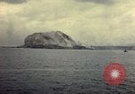 Image of bombardment of Mount Suribachi Iwo Jima, 1945, second 29 stock footage video 65675029812