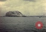 Image of bombardment of Mount Suribachi Iwo Jima, 1945, second 32 stock footage video 65675029812