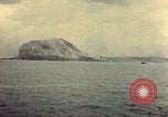Image of bombardment of Mount Suribachi Iwo Jima, 1945, second 33 stock footage video 65675029812