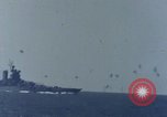 Image of USS Tennessee (BB-43) struck by Kamikaze Pacific Ocean, 1945, second 4 stock footage video 65675029816