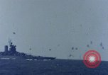 Image of USS Tennessee (BB-43) struck by Kamikaze Pacific Ocean, 1945, second 6 stock footage video 65675029816