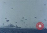 Image of USS Tennessee (BB-43) struck by Kamikaze Pacific Ocean, 1945, second 7 stock footage video 65675029816