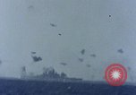 Image of USS Tennessee (BB-43) struck by Kamikaze Pacific Ocean, 1945, second 10 stock footage video 65675029816