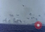Image of USS Tennessee (BB-43) struck by Kamikaze Pacific Ocean, 1945, second 21 stock footage video 65675029816
