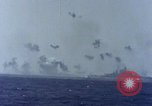 Image of USS Tennessee (BB-43) struck by Kamikaze Pacific Ocean, 1945, second 22 stock footage video 65675029816