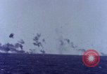 Image of USS Tennessee (BB-43) struck by Kamikaze Pacific Ocean, 1945, second 36 stock footage video 65675029816