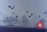 Image of USS Tennessee (BB-43) struck by Kamikaze Pacific Ocean, 1945, second 41 stock footage video 65675029816
