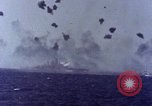 Image of USS Tennessee (BB-43) struck by Kamikaze Pacific Ocean, 1945, second 45 stock footage video 65675029816