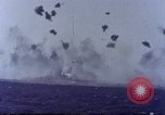Image of USS Tennessee (BB-43) struck by Kamikaze Pacific Ocean, 1945, second 47 stock footage video 65675029816