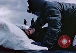 Image of Chaplain prays over wounded sailor Japan, 1945, second 24 stock footage video 65675029821