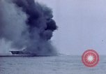 Image of USS Bunker Hill struck by Kamikazes Japan, 1945, second 20 stock footage video 65675029822