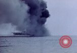 Image of USS Bunker Hill struck by Kamikazes Japan, 1945, second 23 stock footage video 65675029822