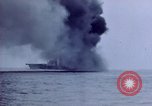 Image of USS Bunker Hill struck by Kamikazes Japan, 1945, second 26 stock footage video 65675029822