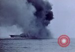 Image of USS Bunker Hill struck by Kamikazes Japan, 1945, second 31 stock footage video 65675029822