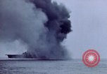 Image of USS Bunker Hill struck by Kamikazes Japan, 1945, second 33 stock footage video 65675029822