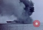 Image of USS Bunker Hill struck by Kamikazes Japan, 1945, second 36 stock footage video 65675029822