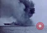 Image of USS Bunker Hill struck by Kamikazes Japan, 1945, second 37 stock footage video 65675029822