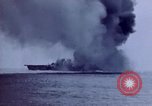 Image of USS Bunker Hill struck by Kamikazes Japan, 1945, second 40 stock footage video 65675029822