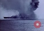 Image of USS Bunker Hill struck by Kamikazes Japan, 1945, second 46 stock footage video 65675029822