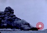 Image of USS Bunker Hill struck by Kamikazes Japan, 1945, second 52 stock footage video 65675029822