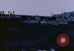 Image of burning American aircraft carrier Japan, 1945, second 31 stock footage video 65675029824