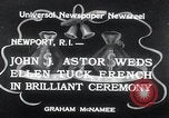 Image of John Jacob Astor VI Newport Rhode Island USA, 1934, second 1 stock footage video 65675029826