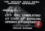 Immagine di Giardino zoologico Chicago Illinois USA, 1934, secondo 3 filmato di repertorio 65675029834