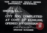 Immagine di Giardino zoologico Chicago Illinois USA, 1934, secondo 5 filmato di repertorio 65675029834