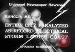 Image Tornado's suite Bangor Maine USA, 1934, de la seconde 9 séquences d'archives historiques vidéo 65675029836