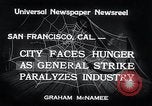 Immagine di Unione sciopero San Francisco California USA, 1934, secondo 7 filmato di repertorio 65675029844