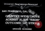 Immagine di West Coast sciopero San Francisco California USA, 1934, secondo 1 filmato di repertorio 65675029857