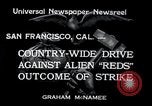 Immagine di West Coast sciopero San Francisco California USA, 1934, secondo 3 filmato di repertorio 65675029857