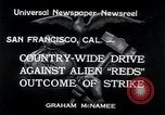 Immagine di West Coast sciopero San Francisco California USA, 1934, secondo 5 filmato di repertorio 65675029857