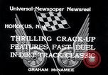 Standbild dirt track Rennen Hohokus New Jersey USA, 1934, aus Sekunde 9 historischem Filmmaterial Videoclip 65675029862