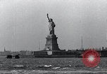 Image of Statue of Liberty Ellis Island New York USA, 1935, second 14 stock footage video 65675029869