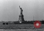 Image of Statue of Liberty Ellis Island New York USA, 1935, second 15 stock footage video 65675029869