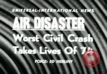 Immagine di Incidente aereo Oceano atlantico, 1956, secondo 14 filmato di repertorio 65675029890